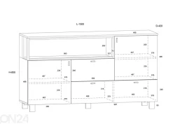 Lipasto Vegas 150 cm