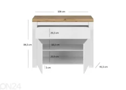 Lipasto Vigo 106 cm