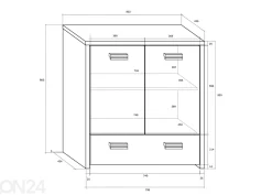 Lipasto Ville 80 cm