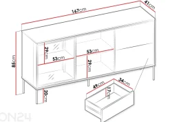 Lipasto Wisco 167 cm
