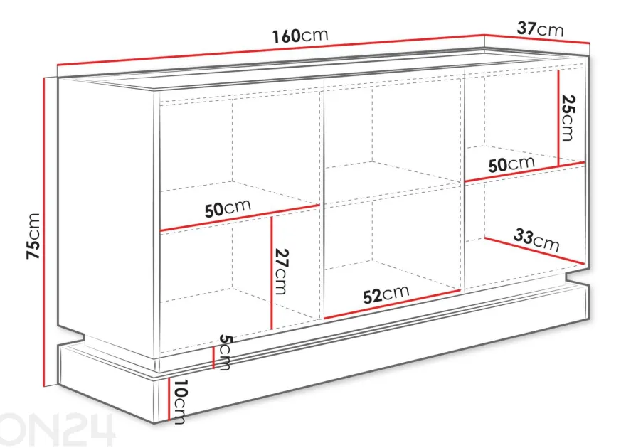 Lipasto Zarp 160 cm