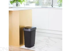 Liukukannellinen roskakori TWIST 10 L