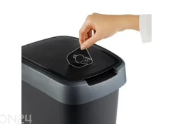 Liukukannellinen roskakori TWIST 50 L