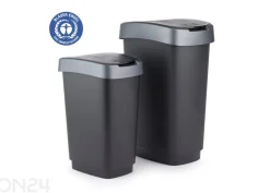 Liukukannellinen roskakori TWIST 25 L