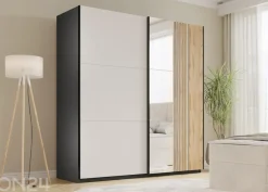 Liukuovellinen vaatekaappi Evora 203 cm
