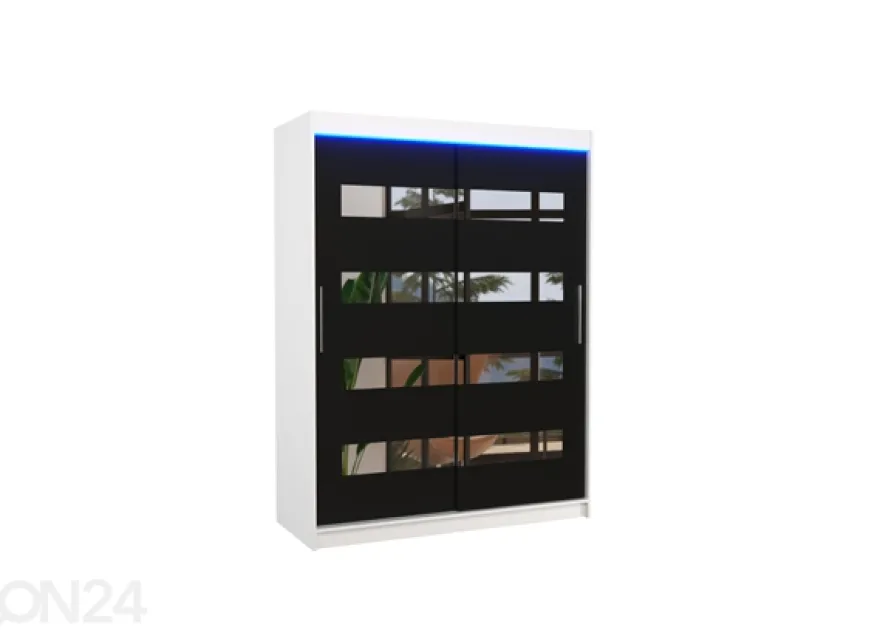Liukuovikaappi Ballwin 150 cm + LED