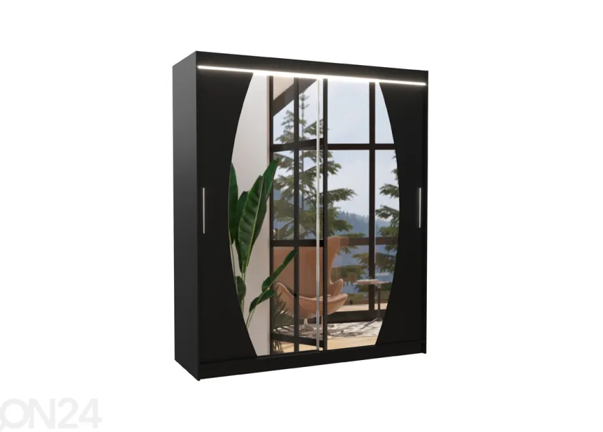 Liukuovikaappi Ballwin I 180 cm + LED