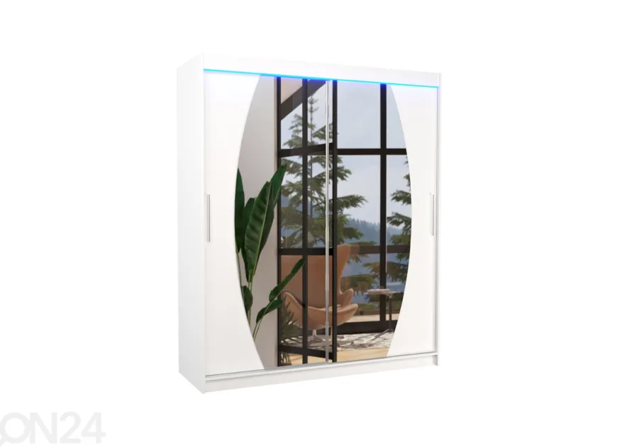 Liukuovikaappi Ballwin I 180 cm + LED