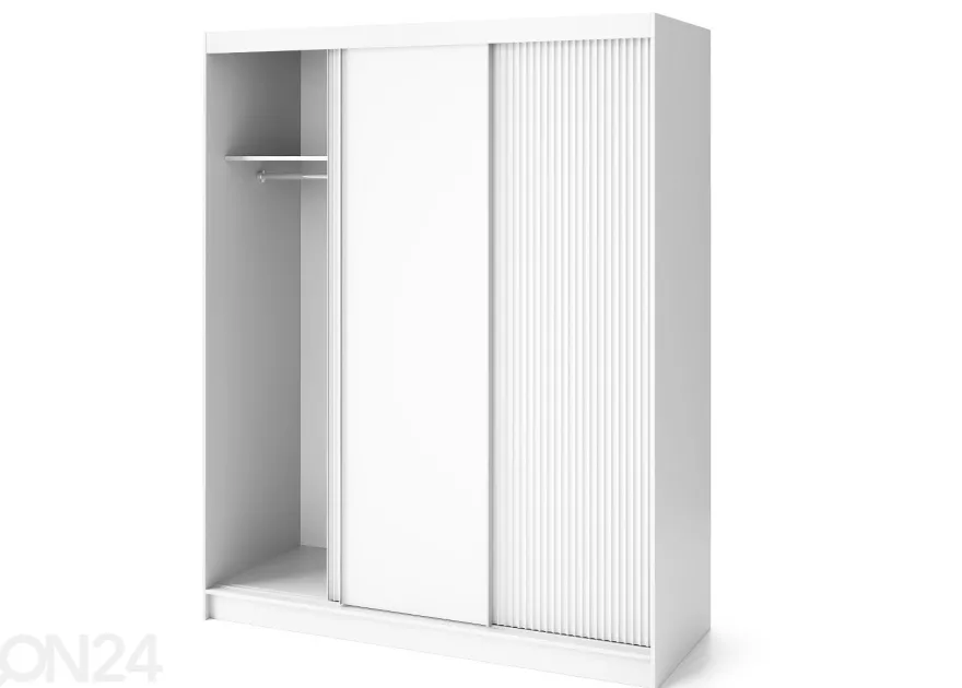 Liukuovikaappi Biancco 180 cm