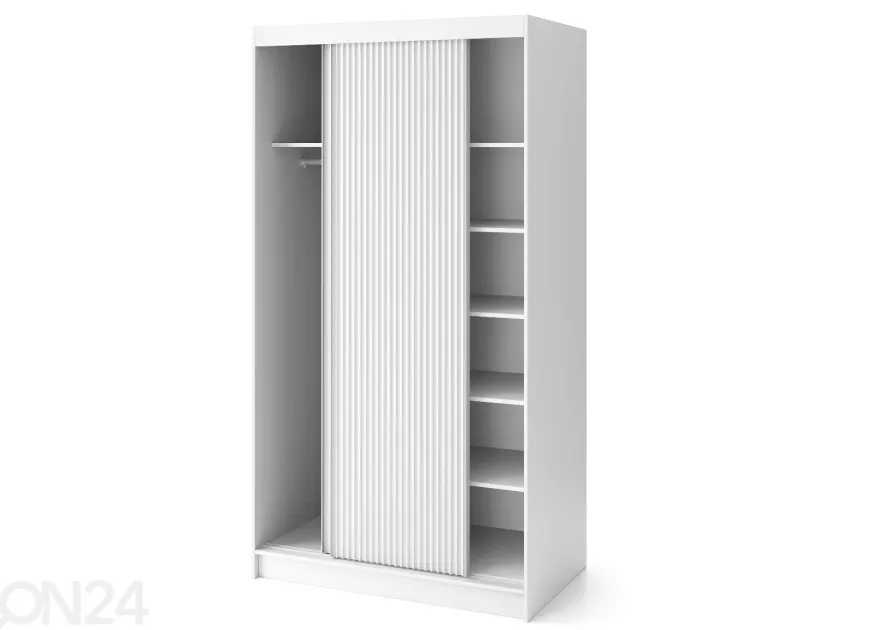 Liukuovikaappi Biancco 120 cm
