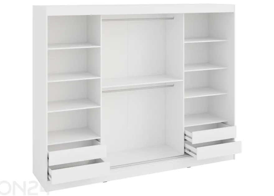 Liukuovikaappi Brie 250 cm