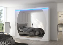 Liukuovikaappi Camden 250 cm + LED