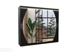 Liukuovikaappi Camden 250 cm + LED