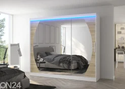 Liukuovikaappi Camden 250 cm + LED