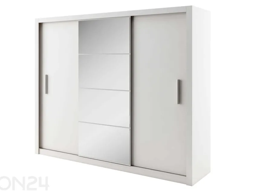 Liukuovikaappi Carlton 250 cm