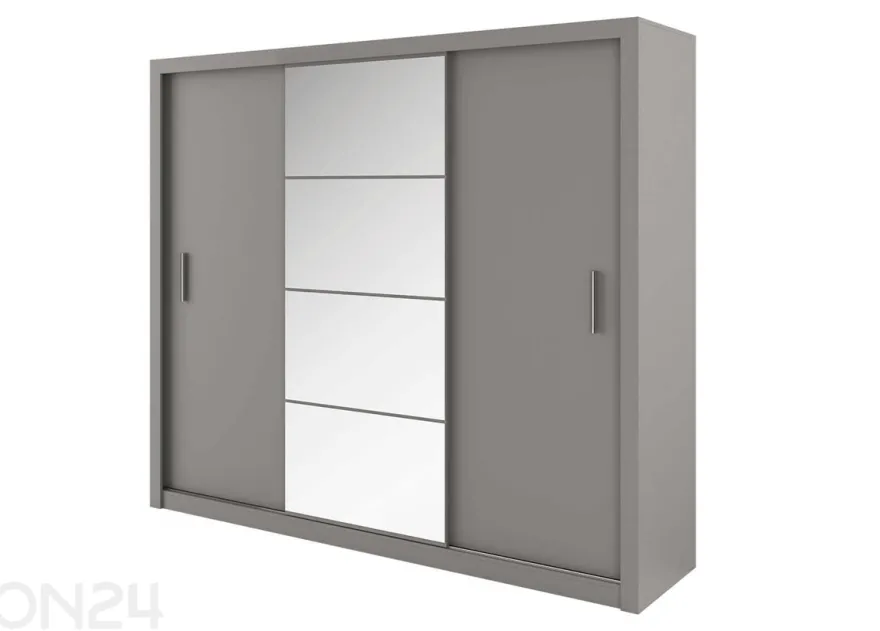 Liukuovikaappi Carlton 250 cm