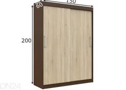 Liukuovikaappi 150 cm