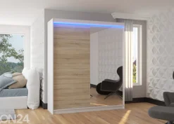 Liukuovikaappi 180 cm + LED