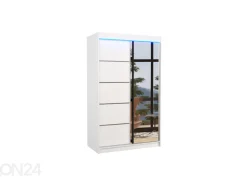 Liukuovikaappi 120 cm + LED