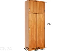 Liukuovikaappi Court 100 cm