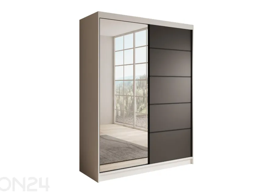 Liukuovikaappi Cuneo I 150 cm