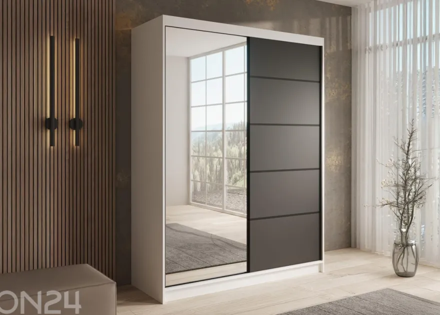 Liukuovikaappi Cuneo I 150 cm