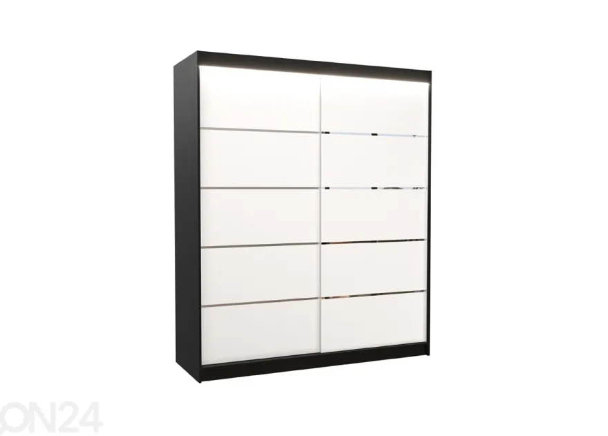 Liukuovikaappi Davi I 180 cm + LED