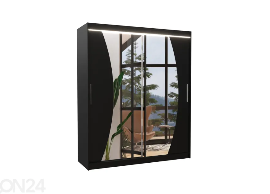 Liukuovikaappi Dixon I 180 cm + LED