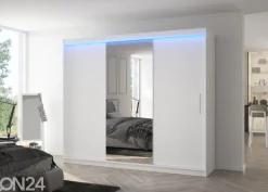 Liukuovikaappi Durelo I 250 cm + LED