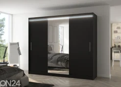 Liukuovikaappi Durelo I 250 cm + LED