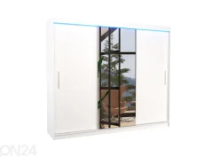 Liukuovikaappi Durelo I 250 cm + LED