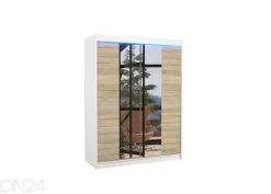 Liukuovikaappi Evely I 150 cm + LED