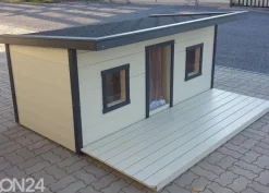 Lämpöeristetty koirankoppi terassilla Charly 3