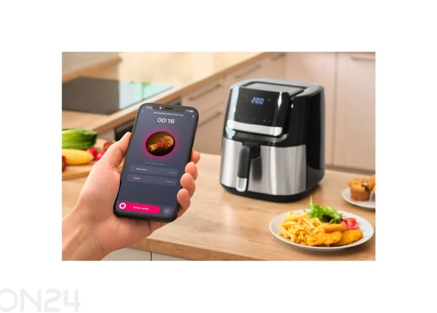 Älykäs kuumailma-friteerauslaite Sencor SFR6600SSEUE3