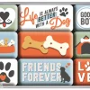 Magneetit Life is always better with a Dog 9 kpl