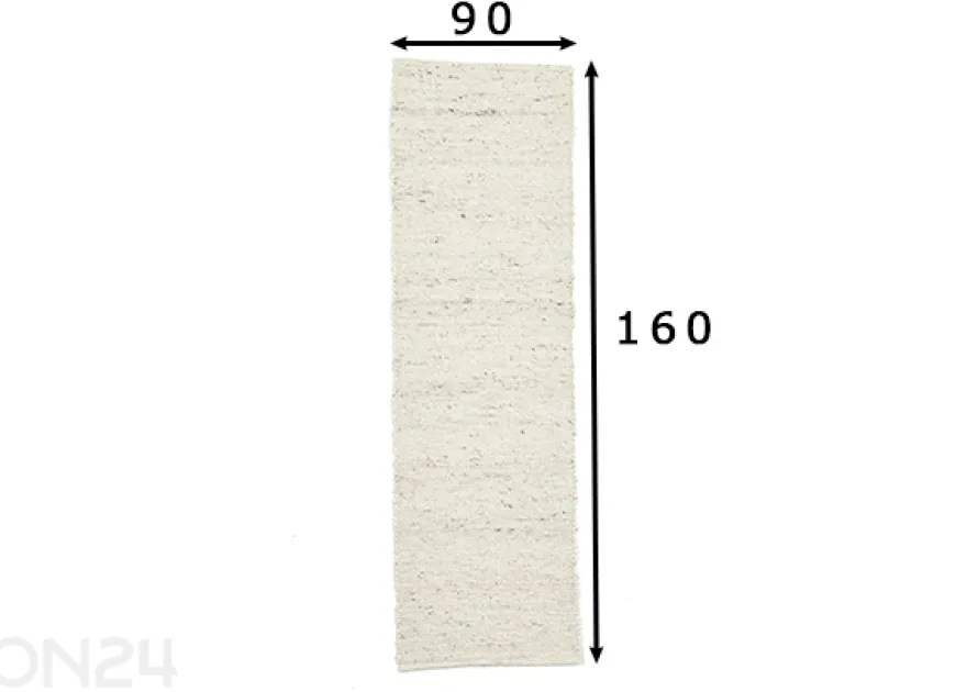 Matto Alm Glück UNI 90x160 cm