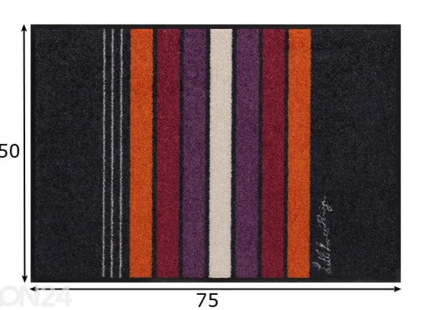 Matto Block Stripes 50x75 cm