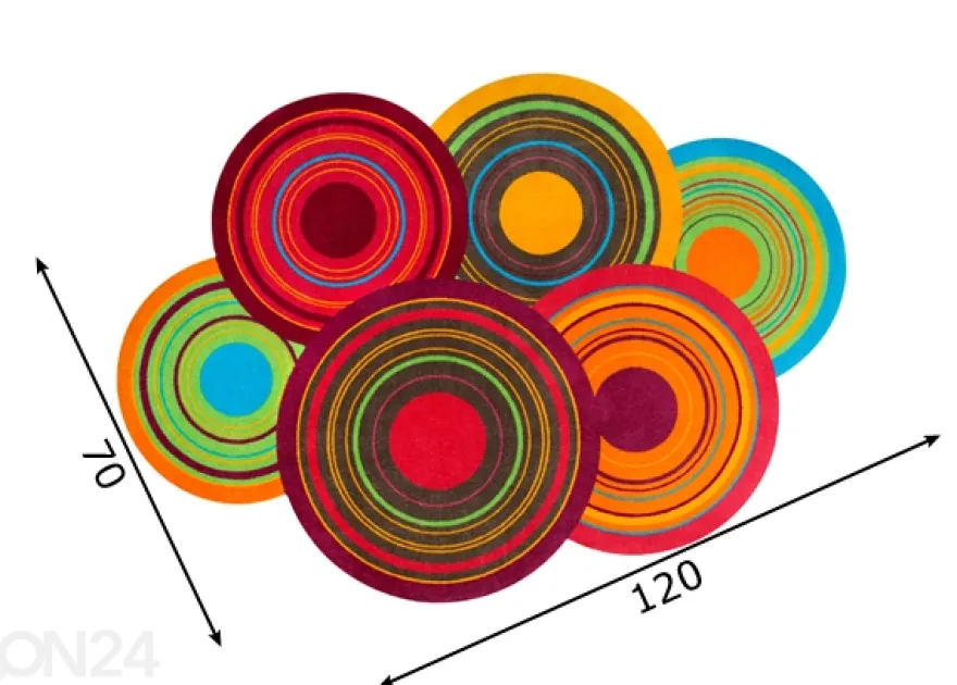 Matto Cosmic Colours 70x120 cm
