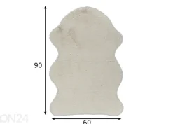 Matto Cosy Ivory 60x90 cm