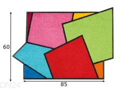 Matto Crazy Cubes 60x85 cm