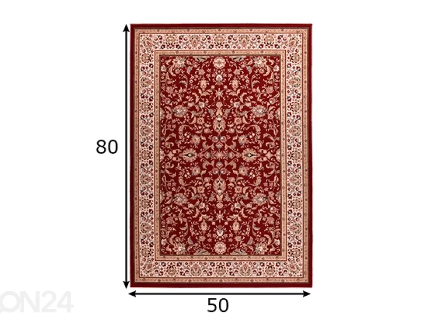 Matto Dolna, 50x80 cm punainen