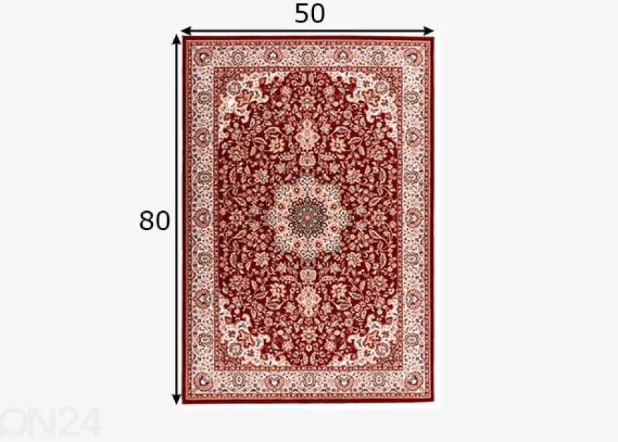 Matto Dolna, 50x80 cm punainen