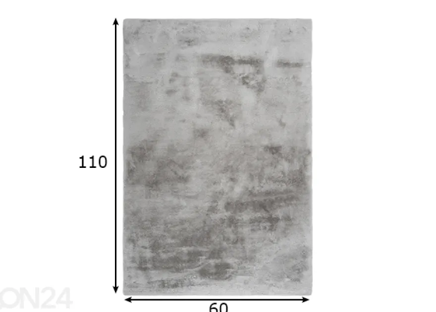 Matto Emotion Silver 60x110 cm