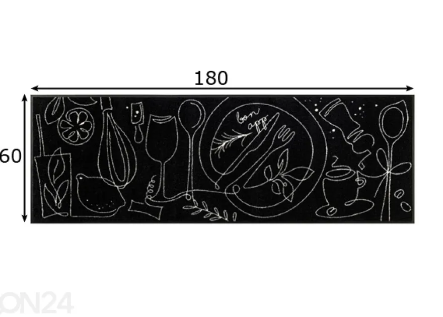 Matto Fine Dining 60x180 cm