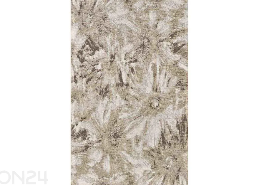 Matto Fiori Beige 80 x 150 cm
