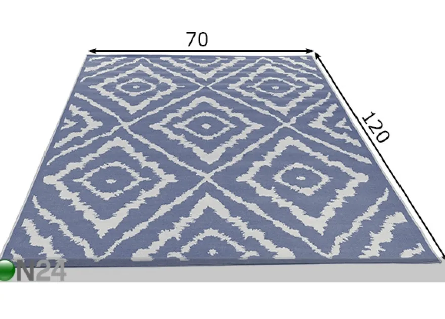 Matto Garden Pattern 70x120cm