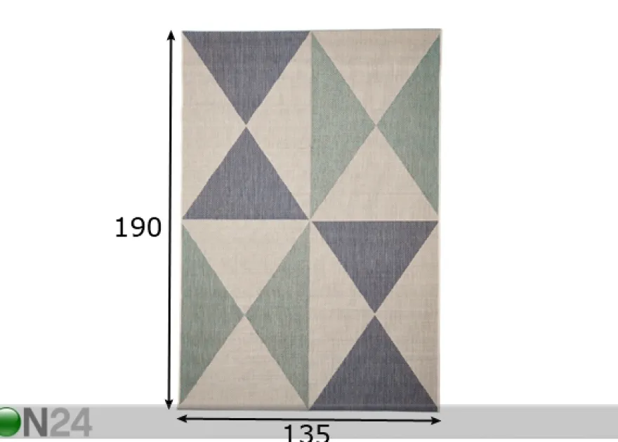 Matto Geo 135x190 cm