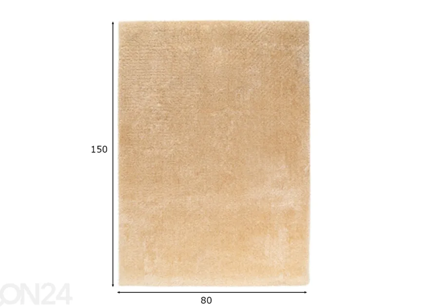 Matto Glamour Beige 80x150 cm