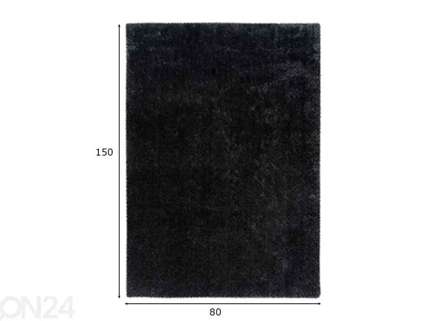 Matto Glamour Graphite 80x150 cm