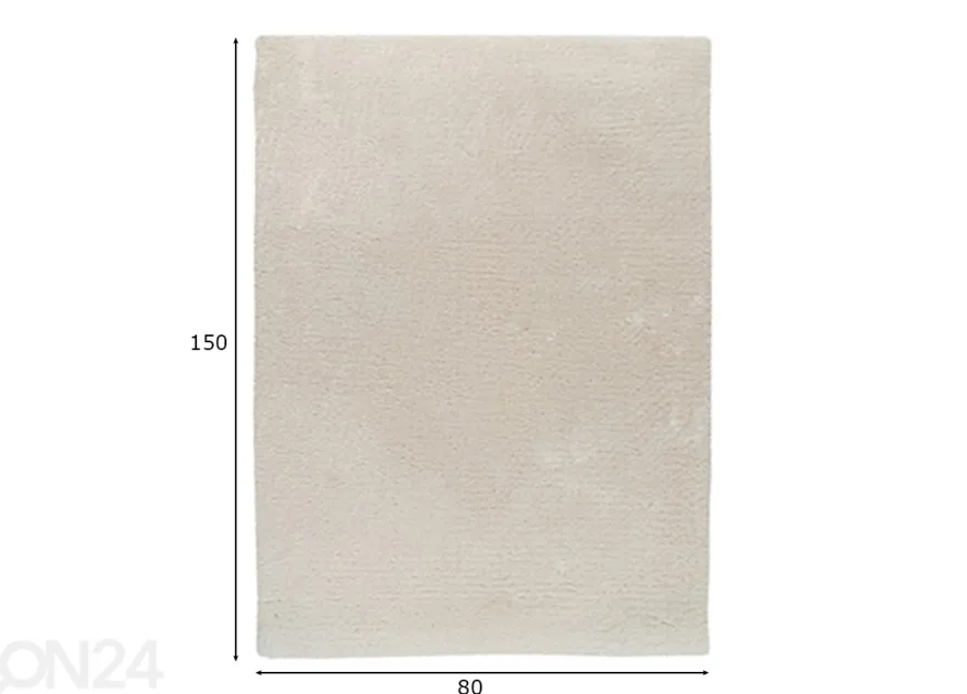 Matto Glamour Ivory 80x150 cm